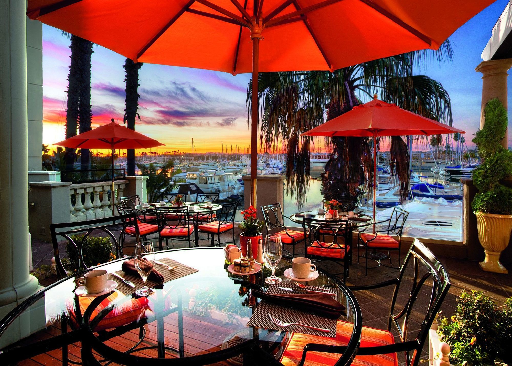 The Ritz-Carlton, Marina Del Rey Hotel Лос Анджелис Ресторант снимка